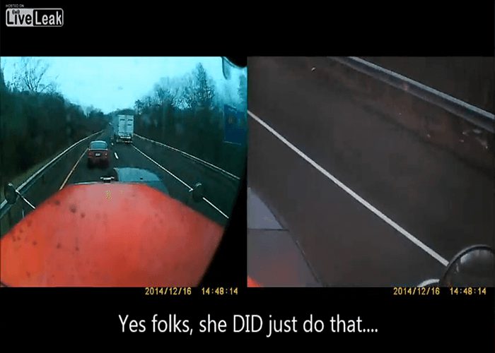 Video: Do Not EVER Cut Off a Truck