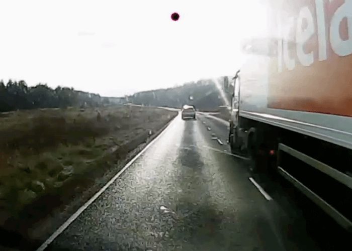 Video:  Truck Driver Makes Dangerous Passes