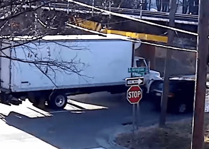 VIDEO: Truck Driver Hesitates & Hits 11′-8″ Bridge Anyway