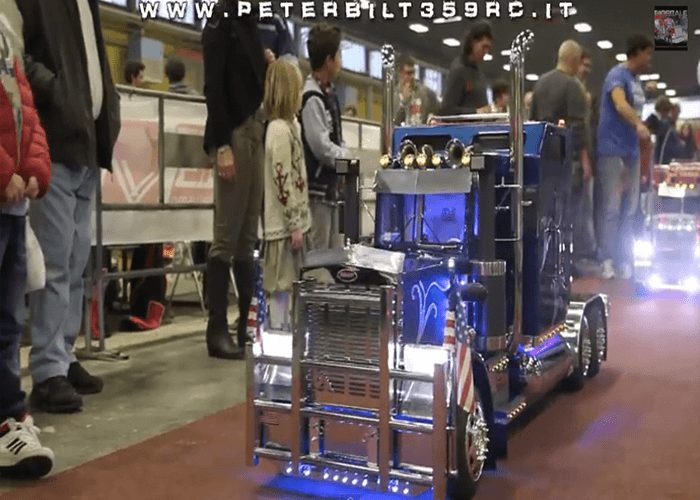 Video: Giant Model Trucks On Parade