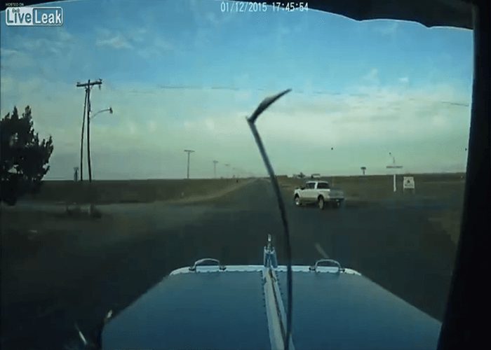 VIDEO: Truck Slams Into F150