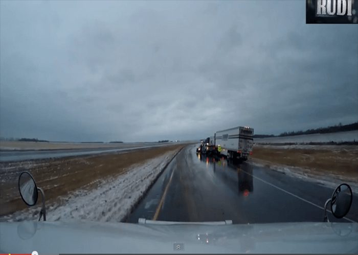 VIDEO: ‘Feels Like Ice Road Trucking’