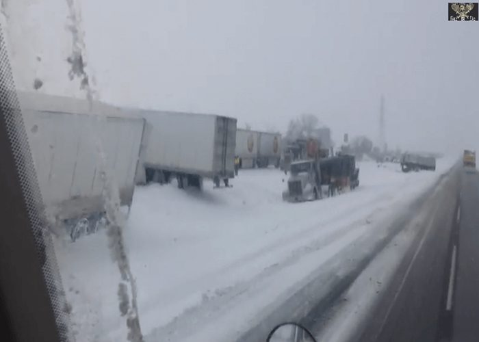 Video: Wrecks on I-80