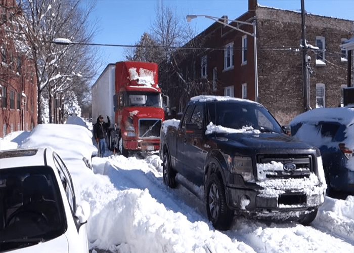 Video: Ford Tows Truck Out Of the Snow