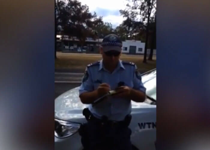 VIDEO: Truck Driver Records Argument With Traffic Cop About Estimated Speed