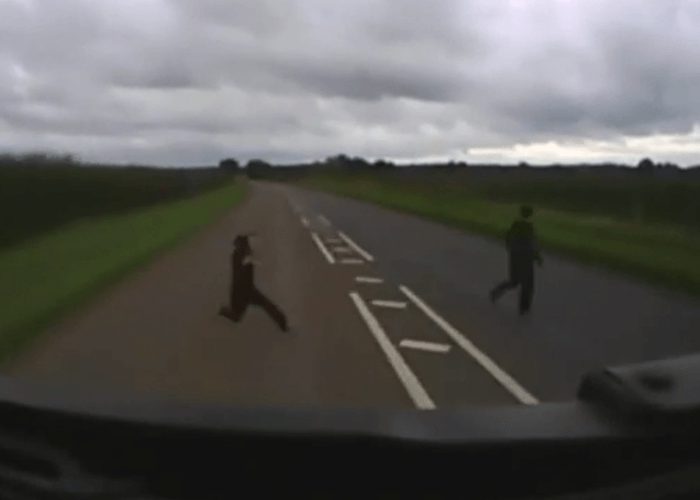 VIDEO: Teenager Playing Chicken Survives Being Hit By Lorry