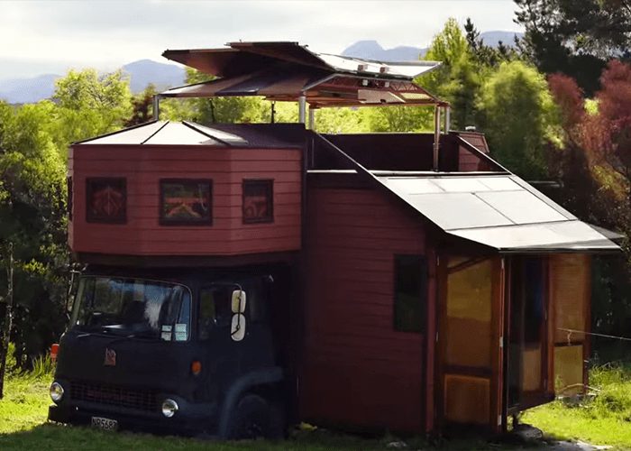 VIDEO: Road Legal Truck Transforms Into Two Story Castle