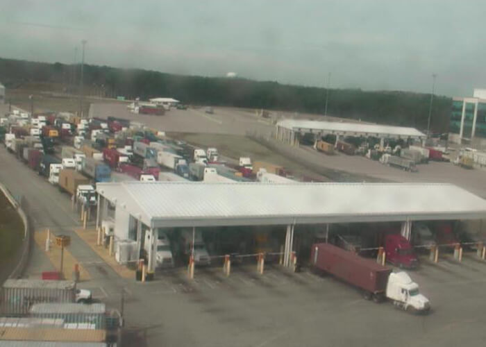 Footage & Photos From A Truck Driver At The Virginia Ports