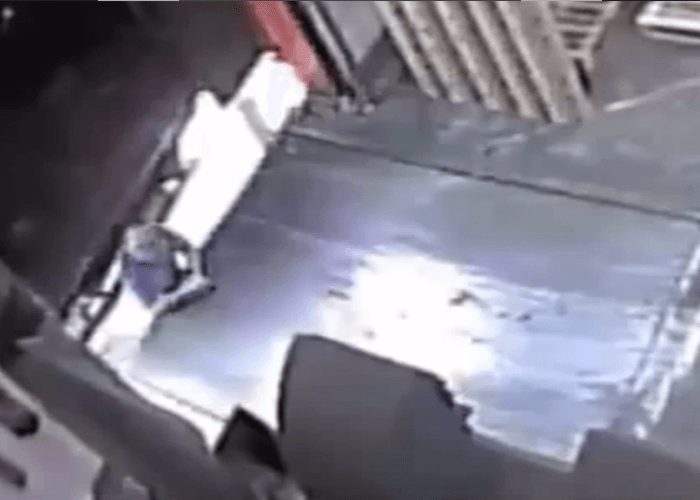 VIDEO: Man Almost Crushed By Truck