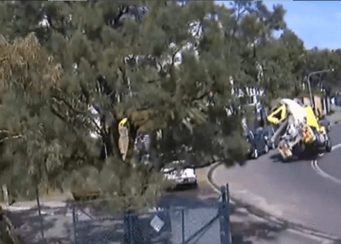 VIDEO: Cement Truck Driver Loses Control, Crushes Cars