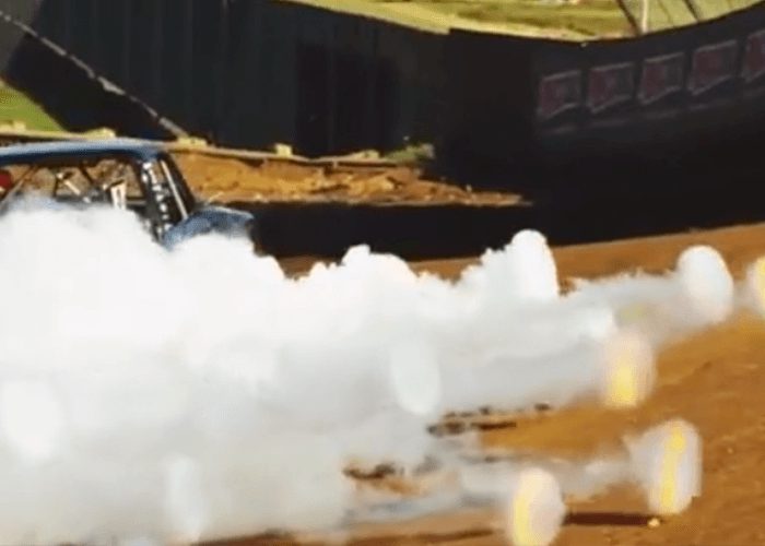 VIDEO: Truck Shoots Out Rings Of Fire As Engine Explodes