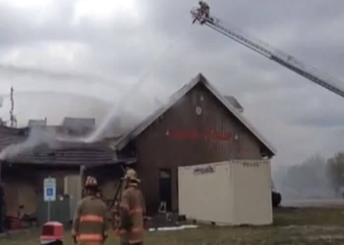 VIDEO: Fire Shuts Down Kansas Truck Stop