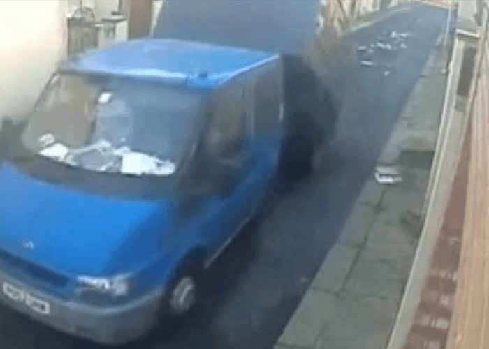 VIDEO: Drive-By Dumper Caught On CCTV