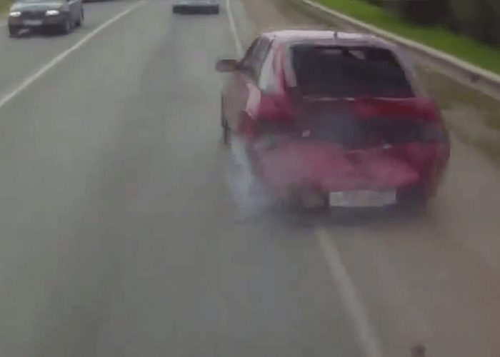 VIDEO: Truck Vs. Impatient Drivers