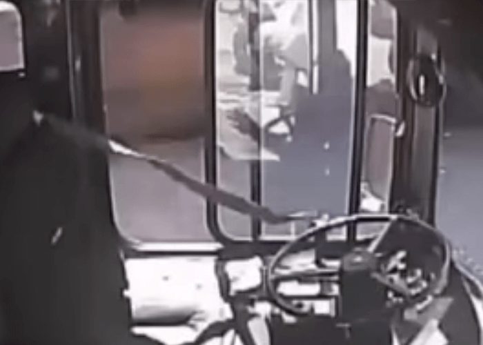 VIDEO: Passengers Narrowly Escape As Train Smashes Into Bus
