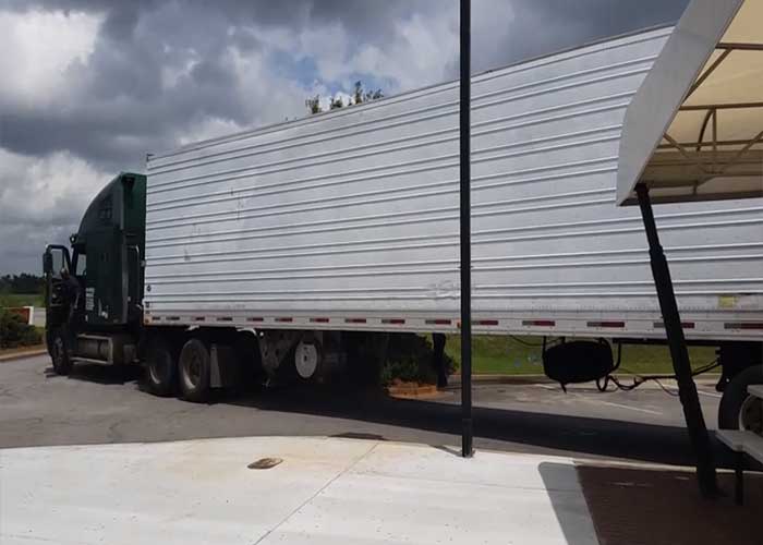 VIDEO: Truck Driver Accidentally Takes Down McDonald’s Canopy