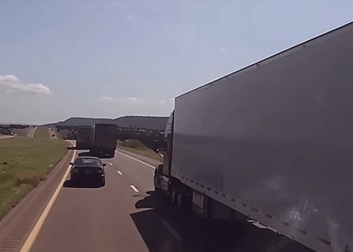 VIDEO: Trucker Vs. Trucker Road Rage