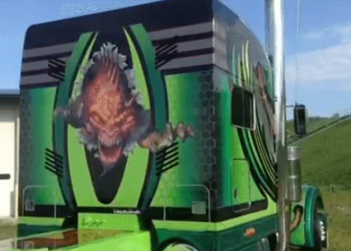 VIDEO: Mother (Trucker) Of Dragons: Custom Dragon Truck