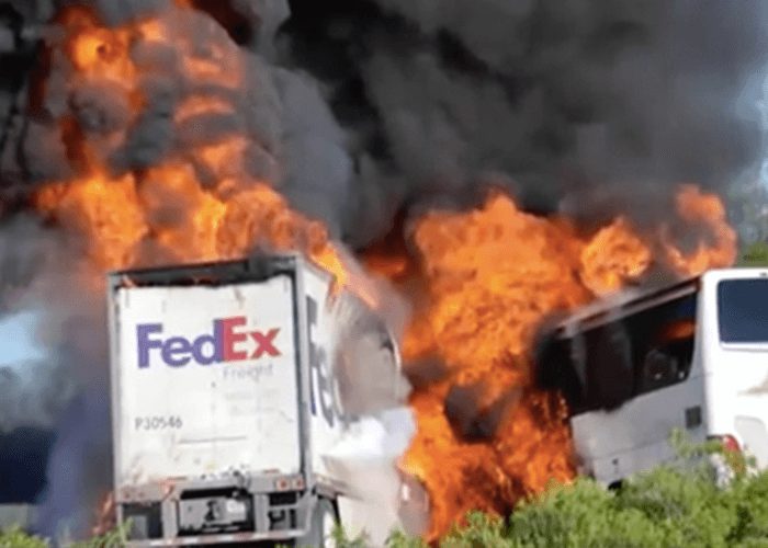 FedEx I-5 Crash