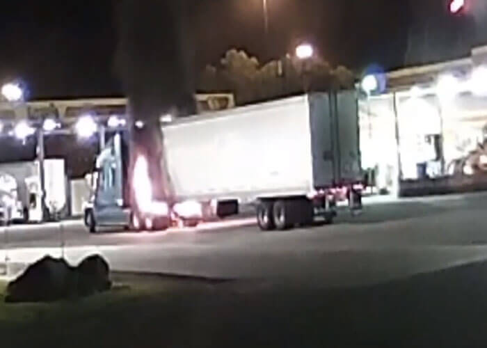 VIDEO: Truck Fire At Love’s