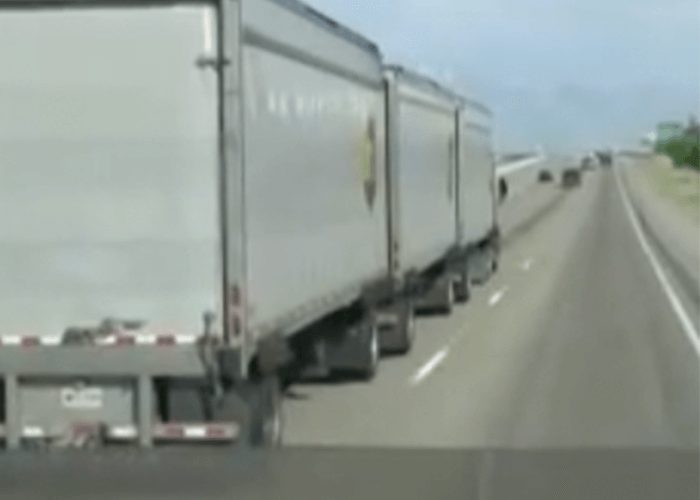 VIDEO: UPS Wiggle Wagon Struggles To Maintain