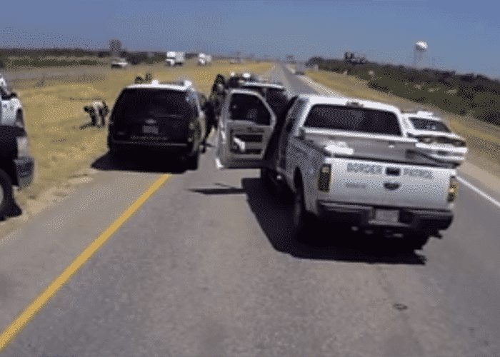 VIDEO: Trucker Captures High Speed Police Chase