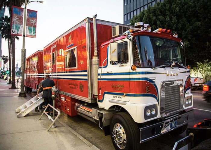 Evel Knievel's Mack Truck Steals The Spotlight At Movie Premiere