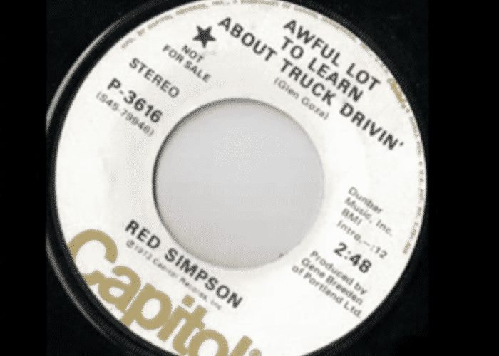 Truck Driver Songs: Red Simpson ‘Awful Lot To Learn About Truck Driving’