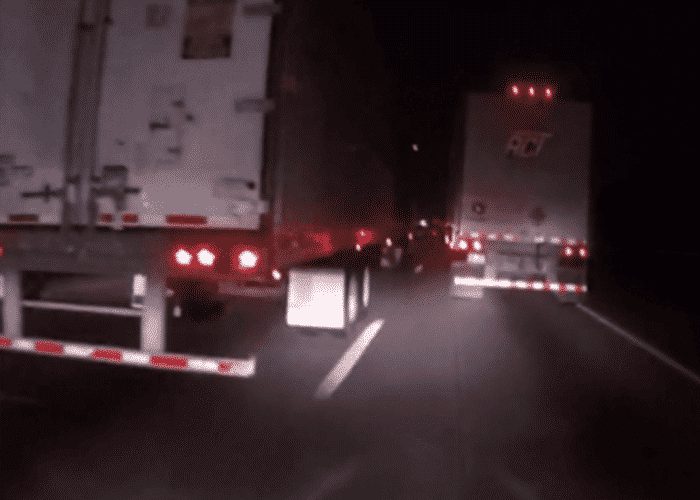 VIDEO: Suicidal Lane Split