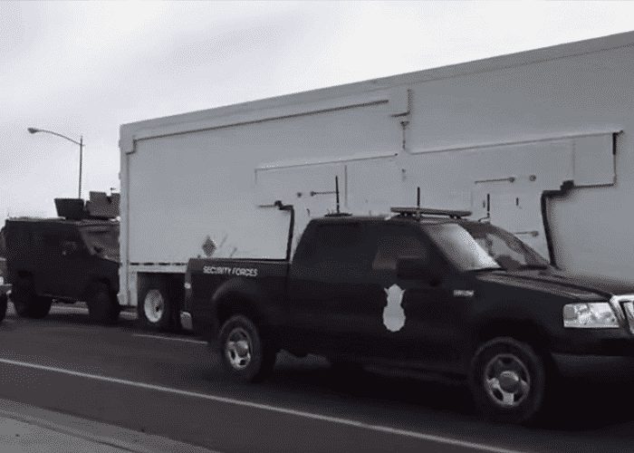 VIDEO: Escort Vehicle Rear Ends Truck Reportedly Transporting Nuke