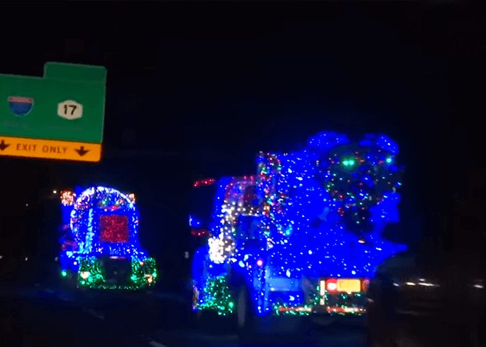 VIDEO: Christmas Trucks Captured On New Jersey Roads