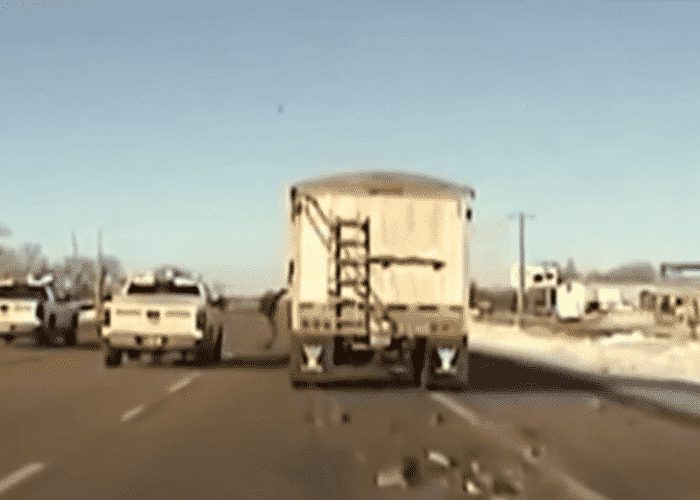 VIDEO: Deputy Jumps On Truck To Rescue Unconscious Trucker