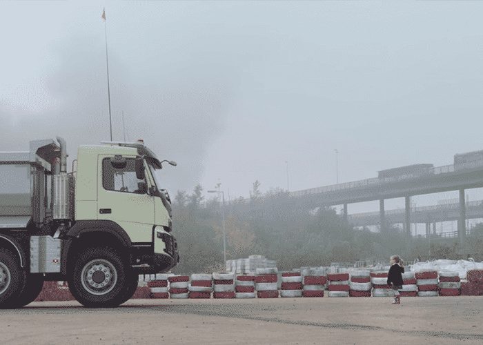 VIDEO: Volvo Lets 4 Year Old “Drive” 18 Ton Truck