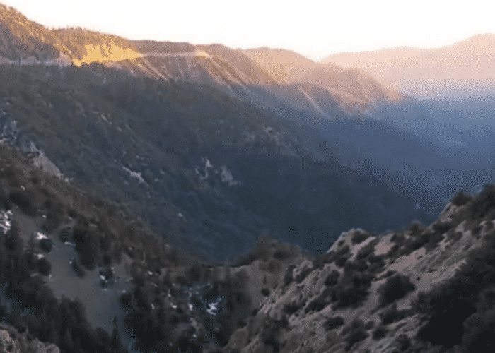 VIDEO: Heart Stopping Video Shows Speeding Driver Tumble Off California Mountain