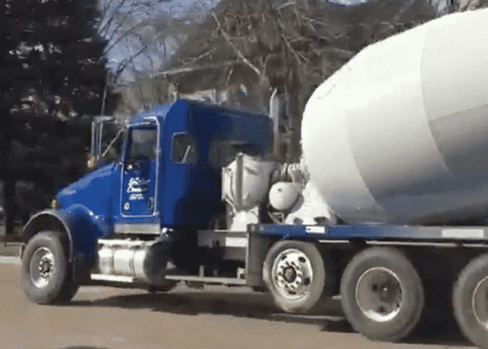 VIDEO: Cops Chase Kid In Cement Truck