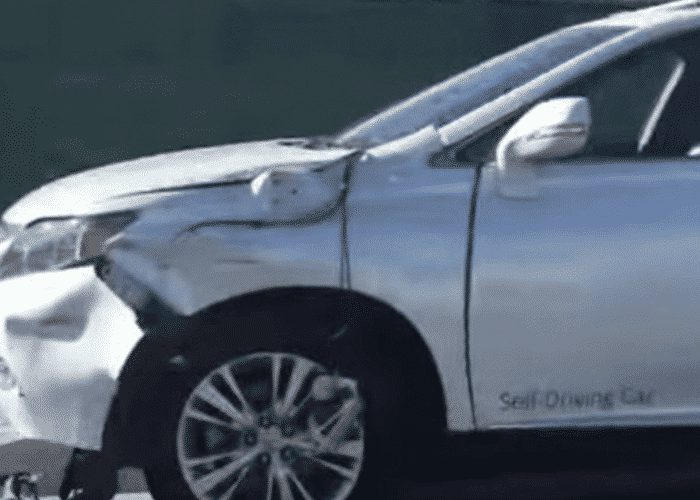 Google Car Crashes Into Bus