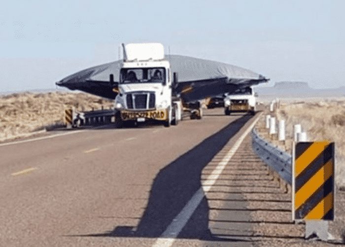 Mysterious Object On Flatbed Truck