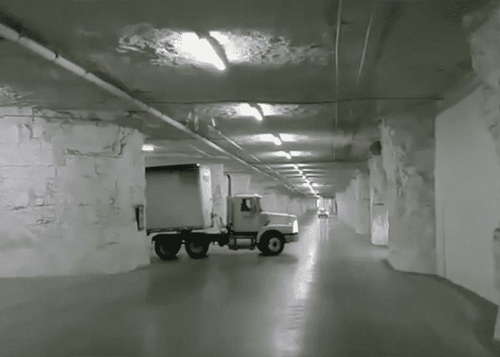 VIDEO: Trucking Through Underground Tunnels