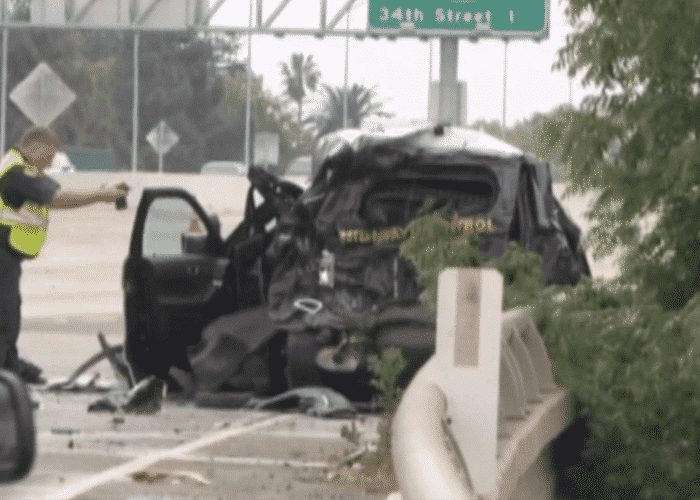 California Highway Patrol Officer Hit By Allegedly Drunk FedEx Driver