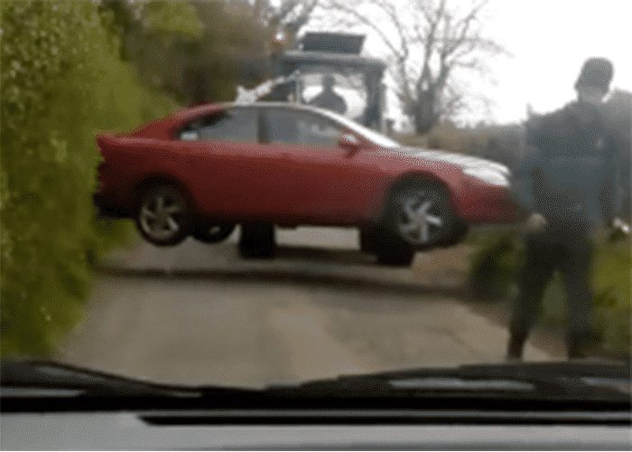 VIDEO: Farmer Has Solution For Bad Parking