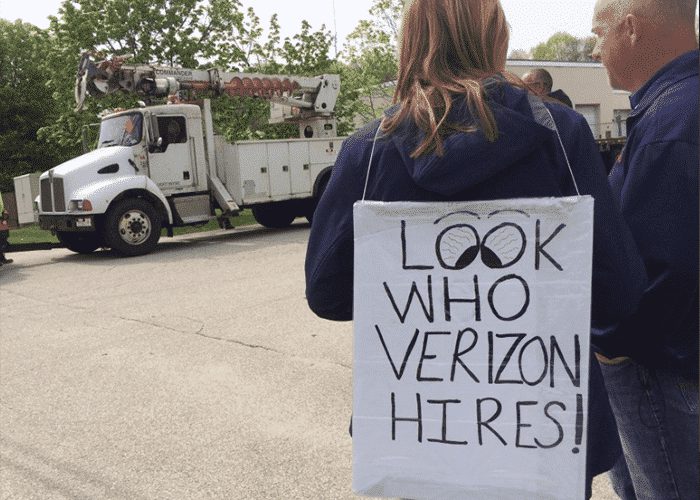 Replacement Worker Accused Of Intentionally Striking Verizon Picketer