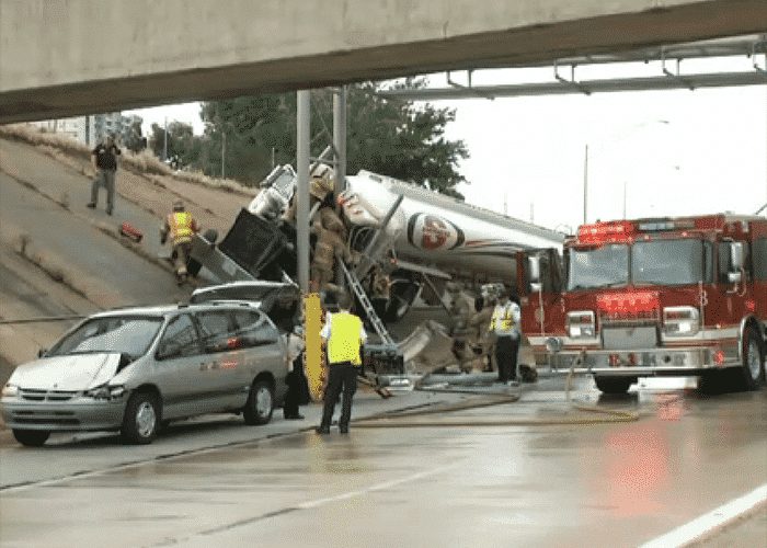 Veteran Trucker Crashes Rig To Save Lives