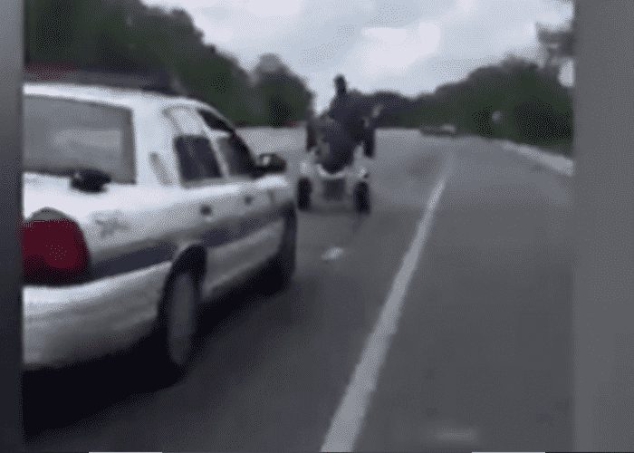 VIDEO: Idiot On ATV Taunts Cops