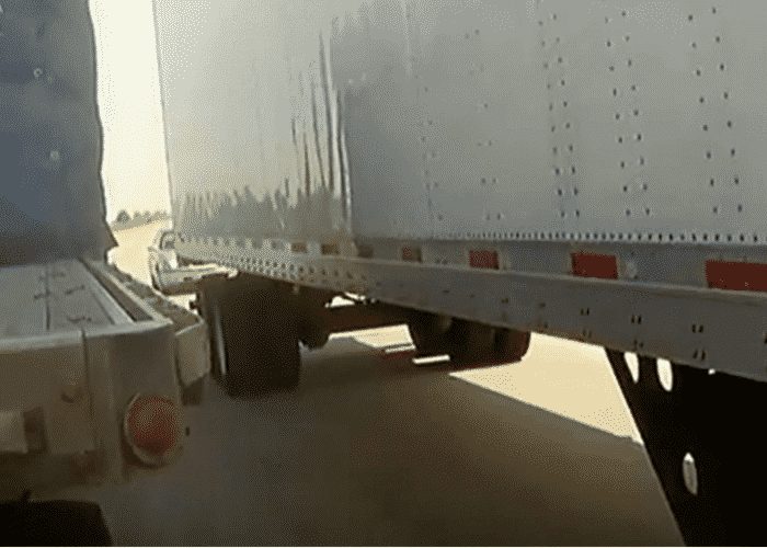 VIDEO: Trucker Says Swerving Semi Driver Was On Cell Phone