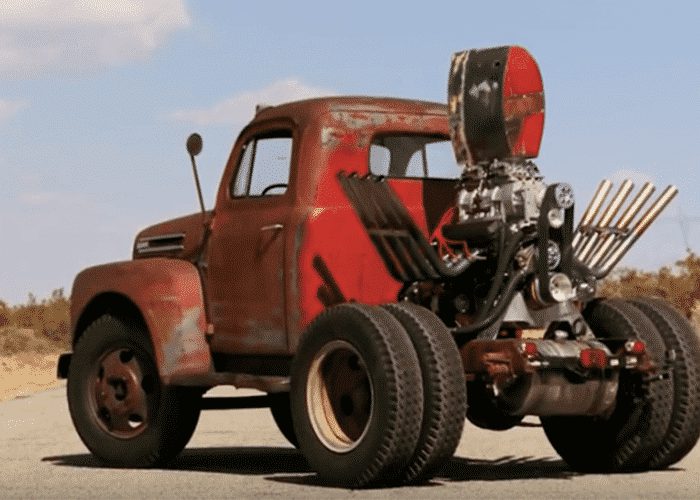 Can You Make A 1950 Ford F6 Dump Truck Do Wheelies?
