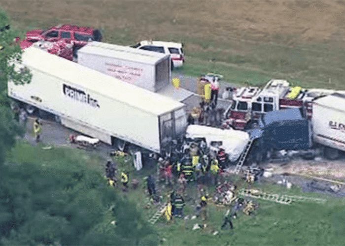 I-84 Shut Down Indefinitely For Fatal 6 Vehicle Crash