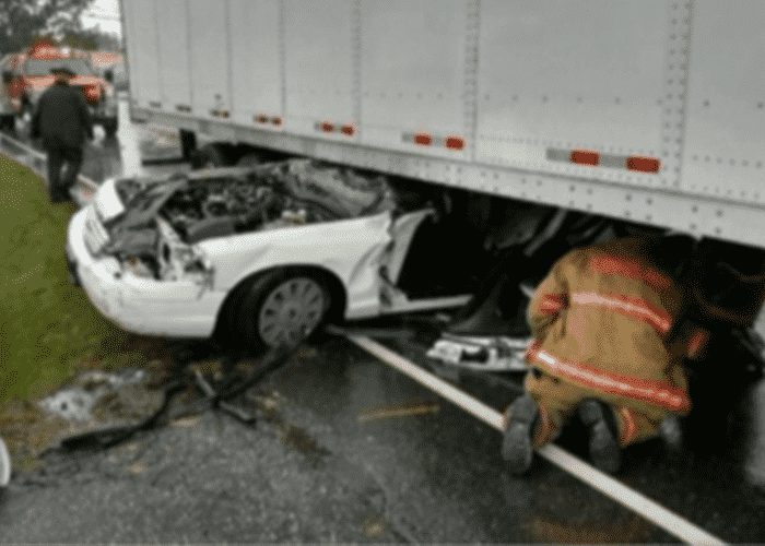 Motorist Survives Terrifying 200 Foot Drag Under Truck