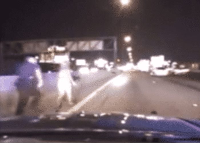 VIDEO: Nevada Trooper Rescues Woman In Bikini On Interstate