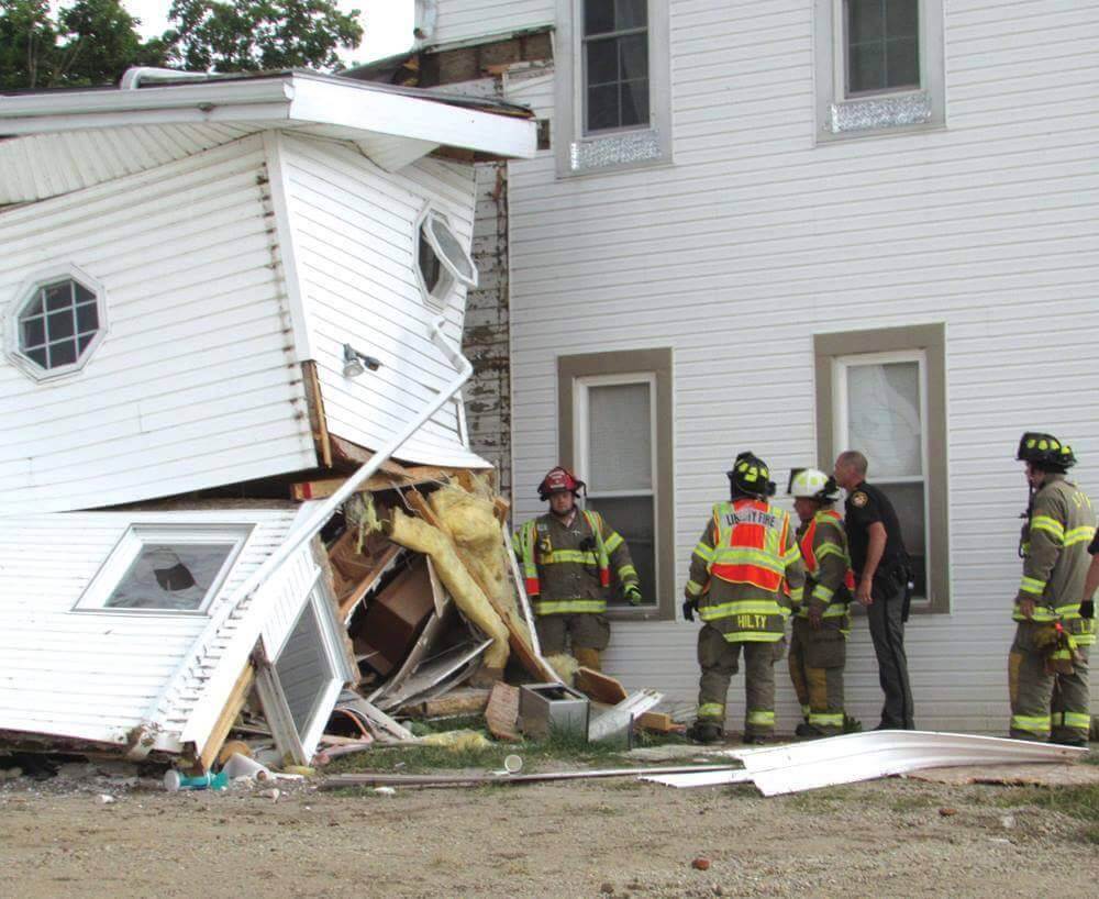 Ohio House Is Mangled By Out Of Control Truck