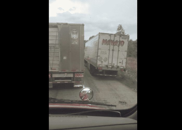 VIDEO: Trucker Just Can’t Deal With Traffic Jam